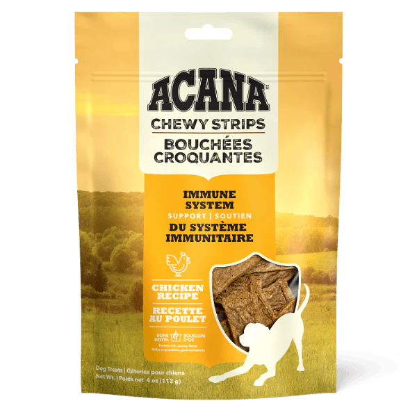 ACANA Chewy Strips Dog Treats - Immune System Support Chicken Recipe