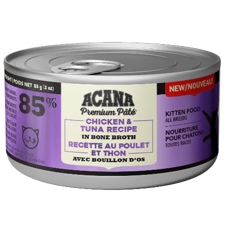 ACANA Premium Pate Chicken & Tuna Kitten Recipe Canned Cat Food