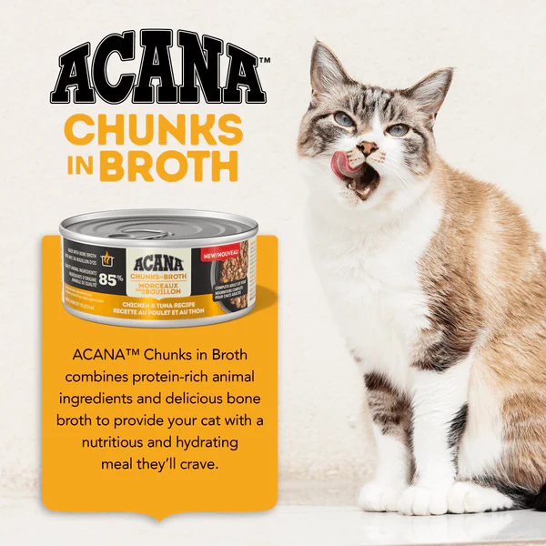 ACANA Chunks in Broth Chicken & Tuna Recipe Canned Cat Food, 5.5oz - Image 4