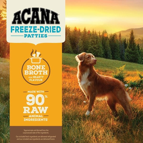 ACANA Free-Run Chicken Recipe Freeze Dried Dog Food, Patties - Image 2