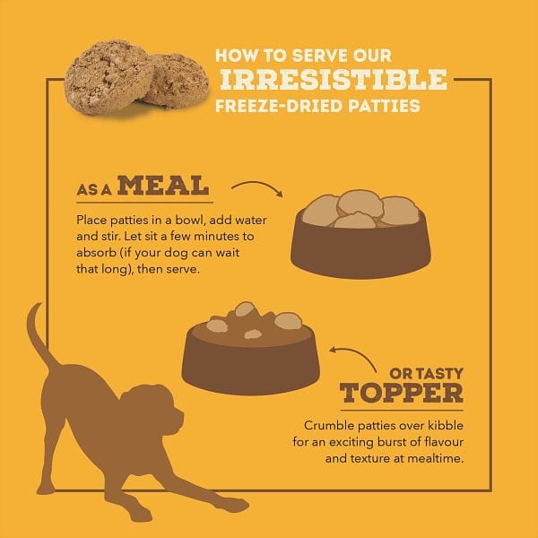 ACANA Free-Run Chicken Recipe Freeze Dried Dog Food, Patties - Image 3