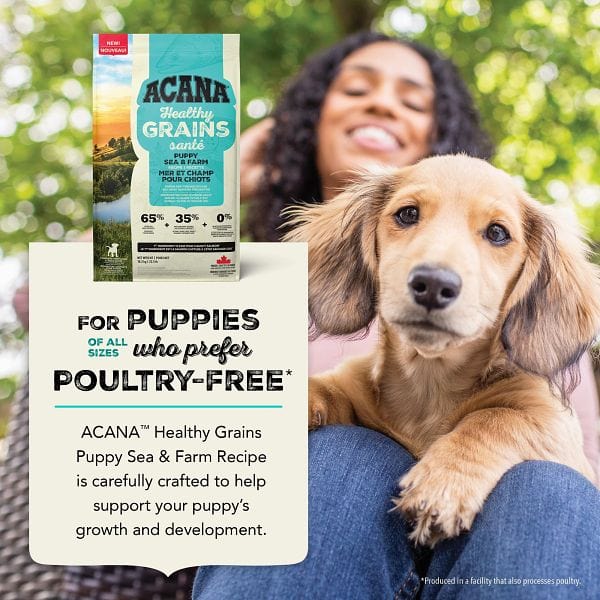 ACANA Healthy Grains Sea & Farm Puppy Recipe Dry Dog Food - Image 5