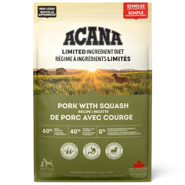 ACANA Singles Pork with Squash Recipe Dry Dog Food - Image 4