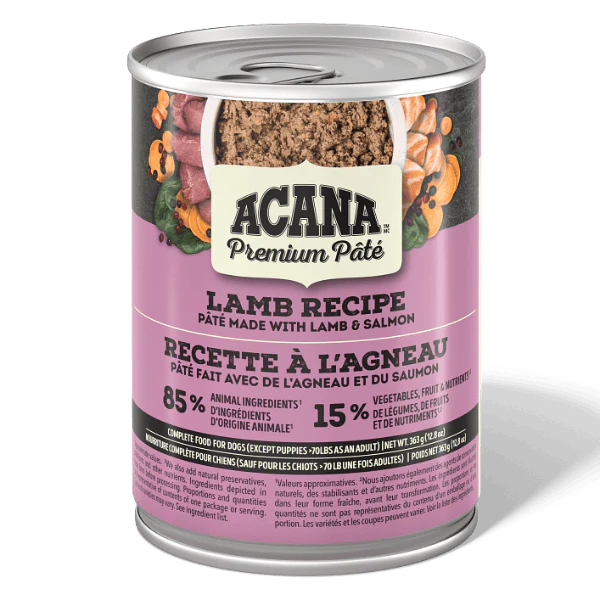 ACANA Premium Pâté Lamb Recipe Canned Dog Food