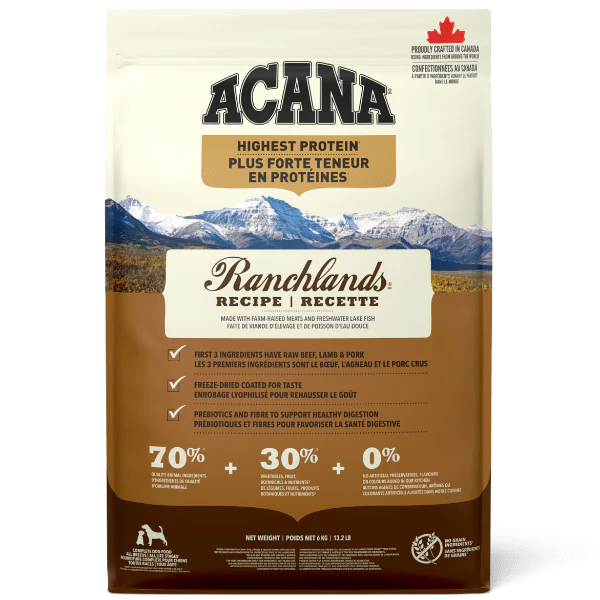 ACANA Highest Protein Ranchlands Recipe Dry Dog Food - Image 5