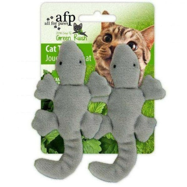 AFP Green Rush Gecko Catnip Toy - Image 3