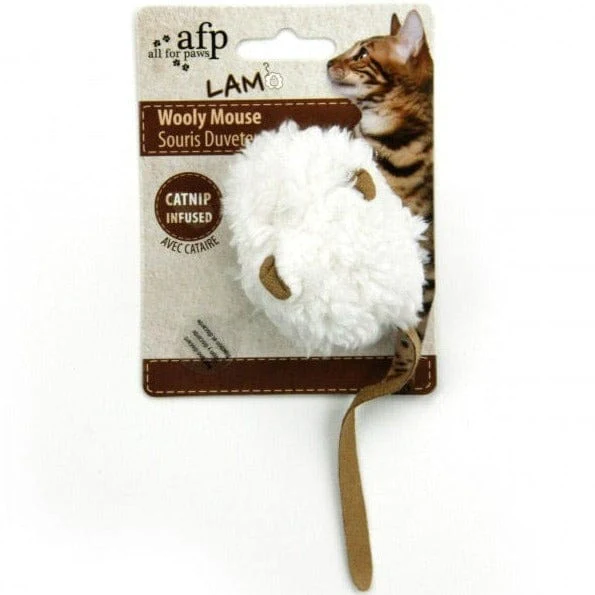 AFP Lamb Wooly Mouse Chirping Sound Cat Toy - Image 5