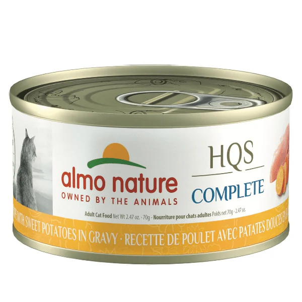 Almo Nature Complete HQS | Chicken with Sweet Potatoes in Gravy Canned Cat Food - Image 9
