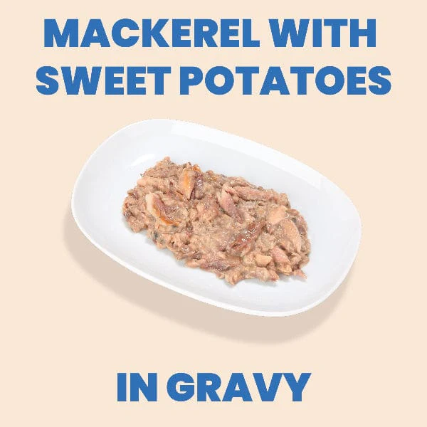 Almo Nature Complete HQS | Mackerel with Sweet Potatoes in Gravy Canned Cat Food - Image 2