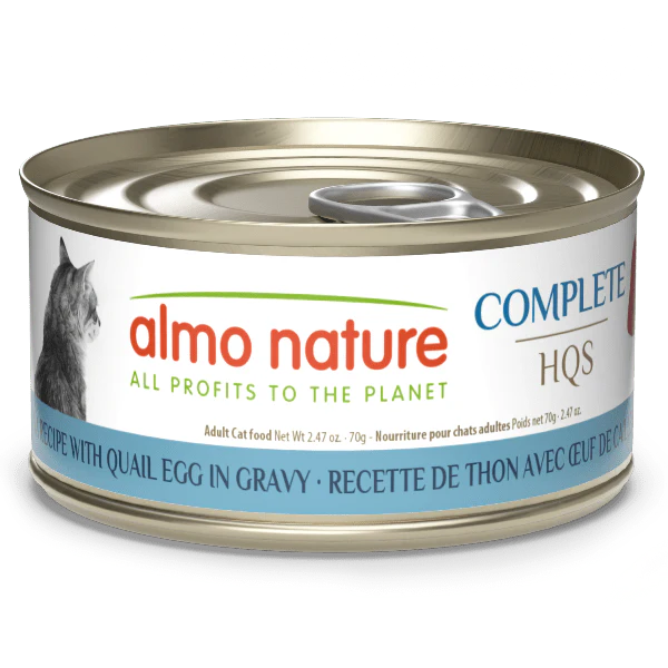 Almo Nature Complete HQS | Tuna with Quail Eggs in Gravy Canned Cat Food