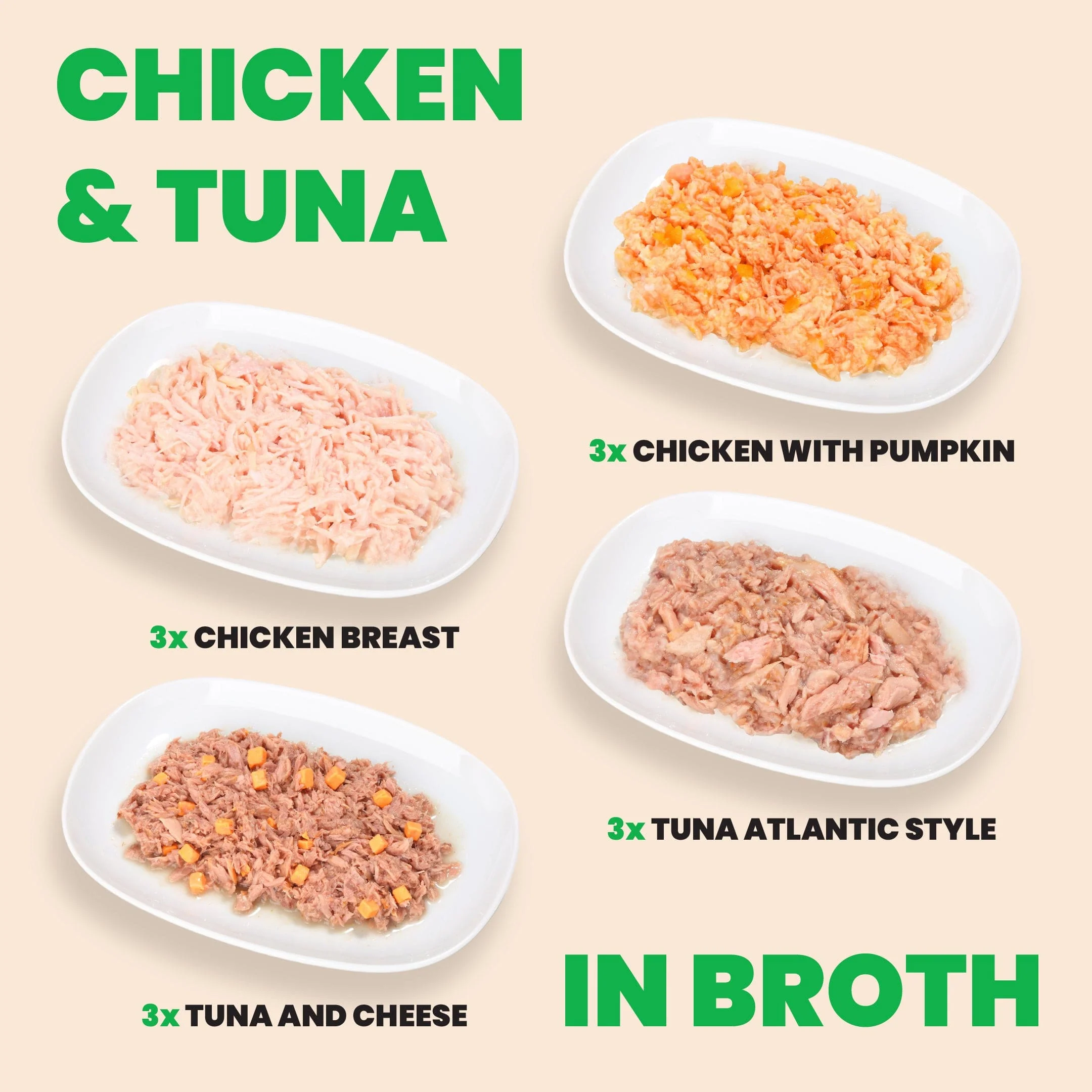 Almo Nature Natural HQS Rotational Diet | Chicken & Tuna Selections Variety Pack - Image 2