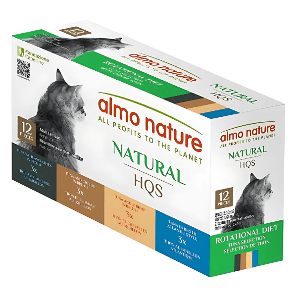 Almo Nature Natural HQS Rotational Diet | Tuna Selections Variety Pack