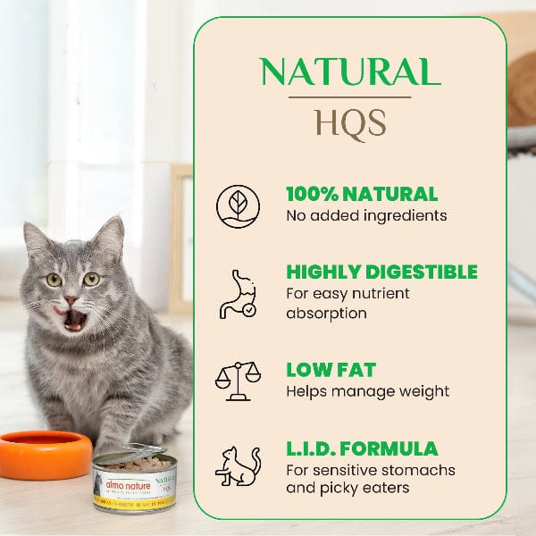 Almo Nature Natural HQS | Tuna and Whitebait Smelt in Broth Canned Cat Food - Image 3
