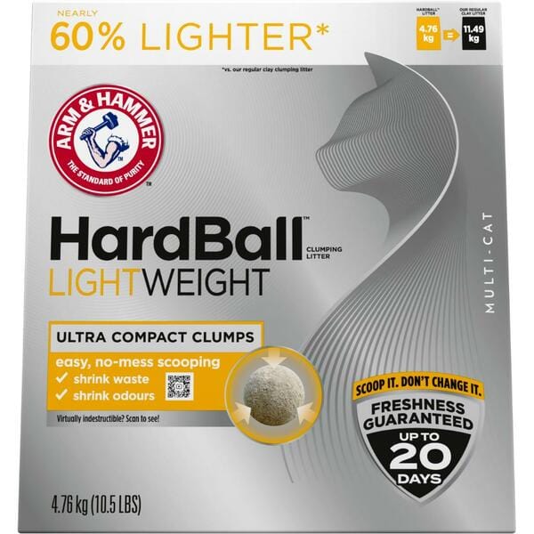 Arm & Hammer Hardball Lightweight Multi-Cat Clumping Cat Litter - Image 7