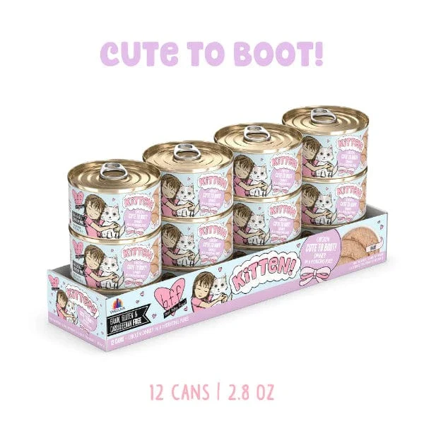 B.F.F. Kitten Chicken Cute To Boot Canned Cat Food, 2.8oz - Image 7