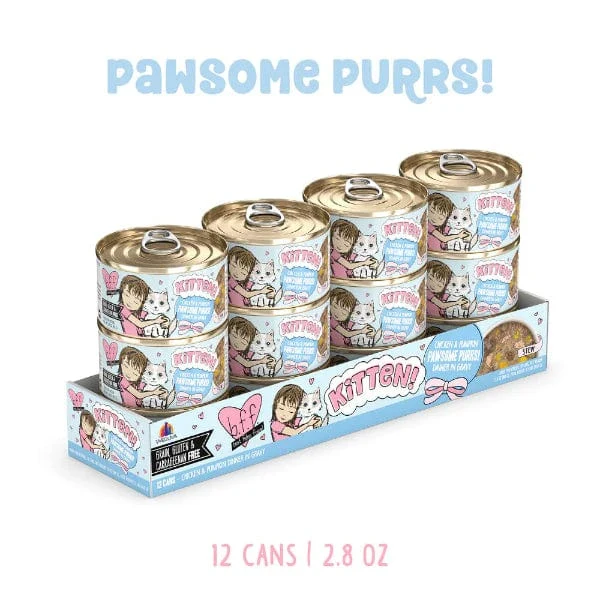 B.F.F. Kitten Chicken & Pumpkin Pawsome Purrs Canned Cat Food, 2.8oz - Image 7