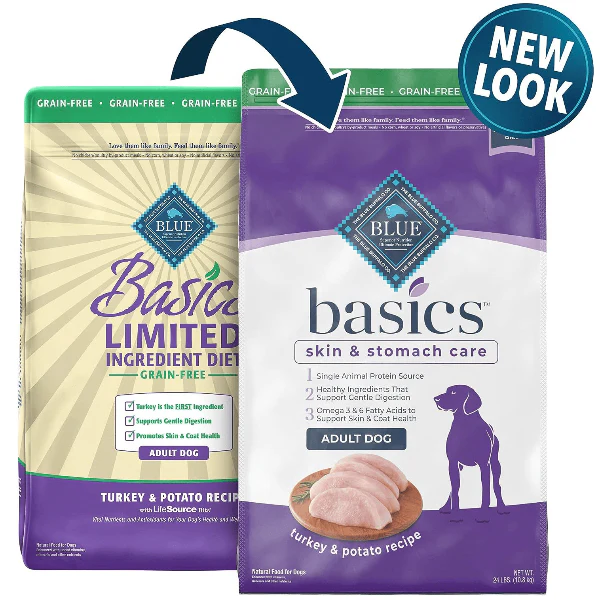 BLUE Basics Skin & Stomach Care Grain-Free Turkey & Potato Recipe Dry Dog Food (SPECIAL ORDER ITEM) - Image 2