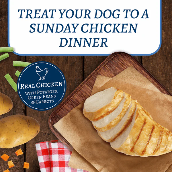 BLUE Family Favorite Recipes Sunday Chicken Dinner Canned Dog Food - Image 3