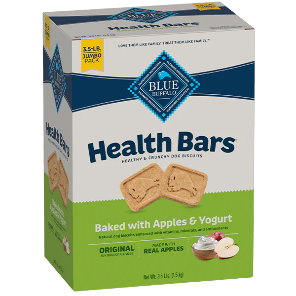 BLUE Health Bars Natural Crunchy Dog Treats Biscuits; Apple & Yogurt - Image 10