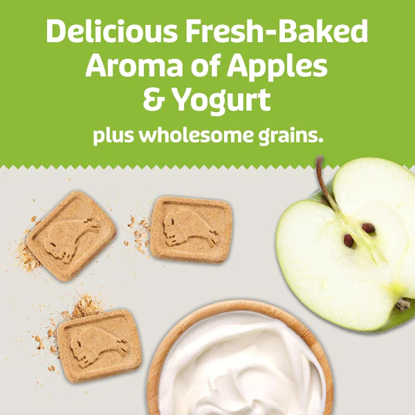 BLUE Health Bars Natural Crunchy Dog Treats Biscuits; Apple & Yogurt - Image 3