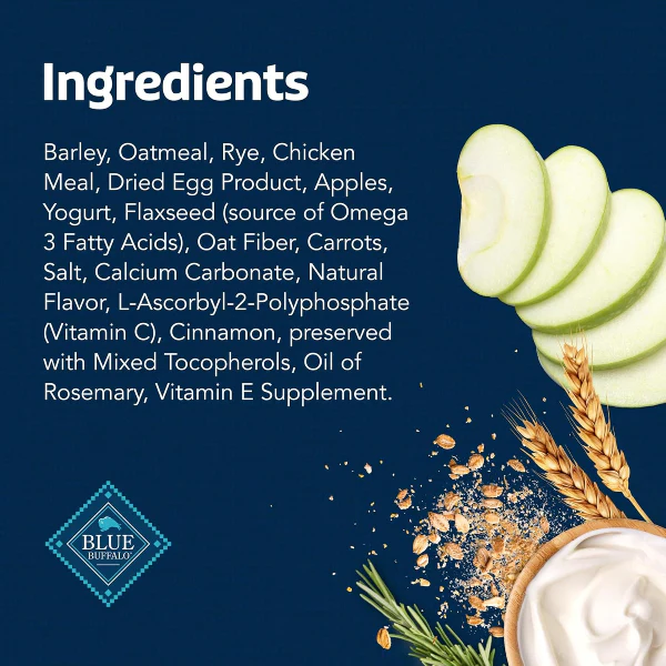 BLUE Health Bars Natural Crunchy Dog Treats Biscuits; Apple & Yogurt - Image 8