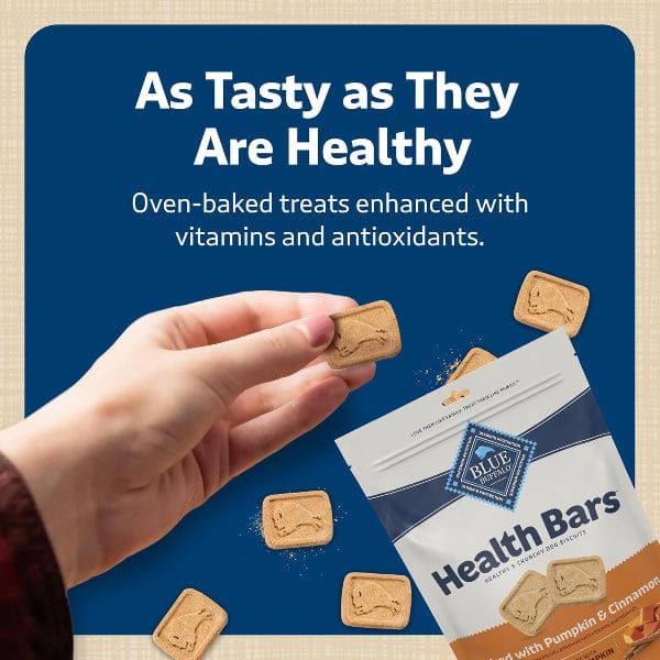 BLUE Health Bars Natural Crunchy Dog Treats Biscuits; Pumpkin & Cinnamon, 16oz - Image 6