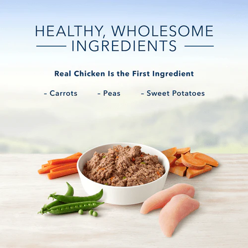 BLUE Homestyle Recipe Chicken Dinner & Vegetables Canned Puppy Food - Image 2