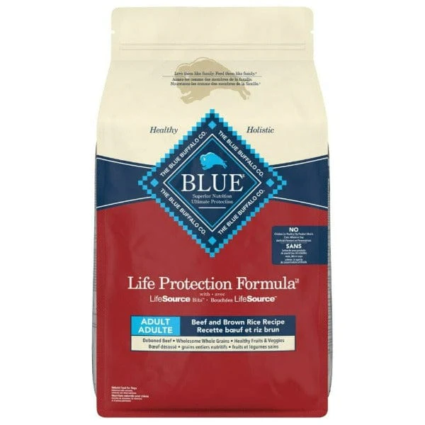 BLUE Life Protection Formula Beef & Brown Rice Recipe Dry Dog Food, 26lb