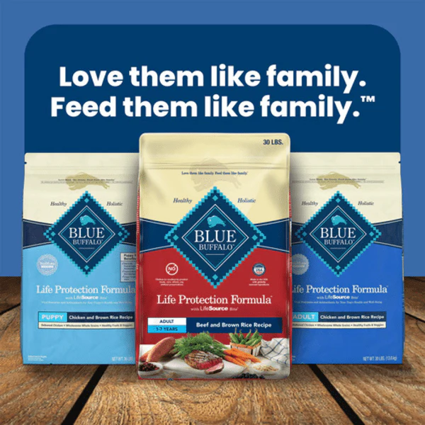 BLUE Life Protection Formula Beef & Brown Rice Recipe Dry Dog Food, 26lb - Image 8