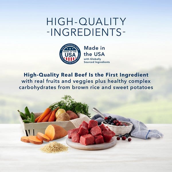 BLUE Life Protection Formula Large Breed Beef & Brown Rice Recipe Dry Dog Food, 26lb - Image 3