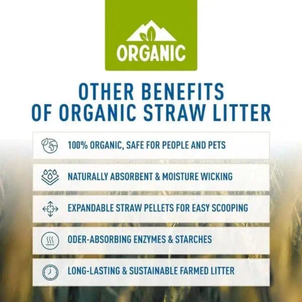 Blue Mountain Hay Organic Wheat Straw Litter - Image 5