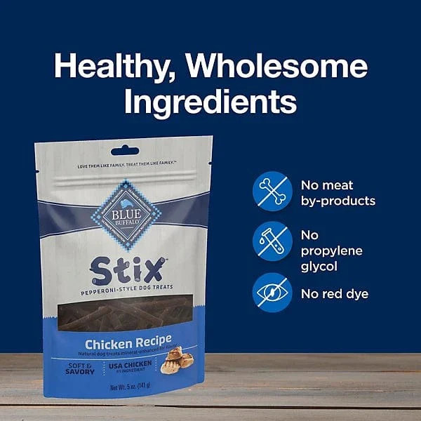 BLUE Stix Pepperoni Style Dog Treats; Chicken Recipe - Image 5