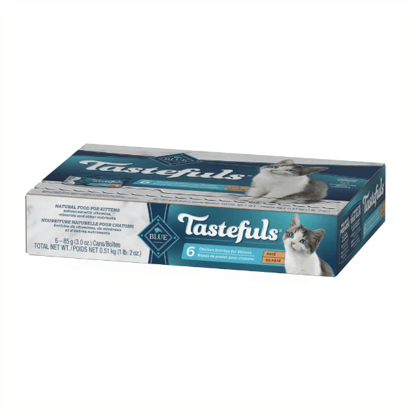 BLUE Tastefuls Chicken Entree Pate Pack for Kittens; 3 oz