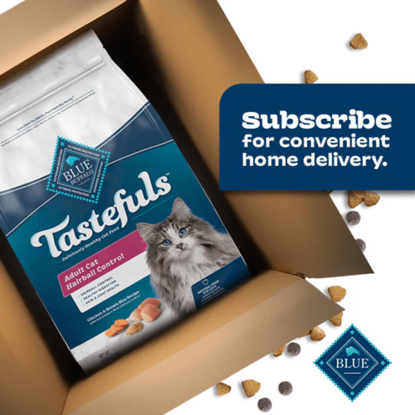 BLUE Tastefuls Indoor Health Hairball Control Dry Cat Food, 7lb - Image 7