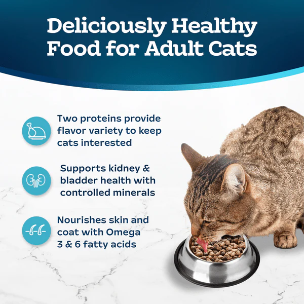 BLUE Tastefuls Multi-Protein Chicken & Turkey Recipe Dry Adult Cat Food - Image 5