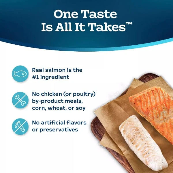 BLUE Tastefuls Multi-Protein Salmon & Ocean Fish Cat Food Recipe Dry Cat Food, 7lb - Image 2