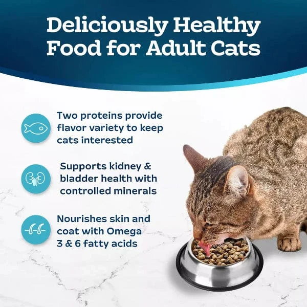 BLUE Tastefuls Multi-Protein Salmon & Ocean Fish Cat Food Recipe Dry Cat Food, 7lb - Image 4