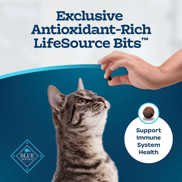 BLUE Tastefuls Multi-Protein Salmon & Ocean Fish Cat Food Recipe Dry Cat Food, 7lb - Image 5