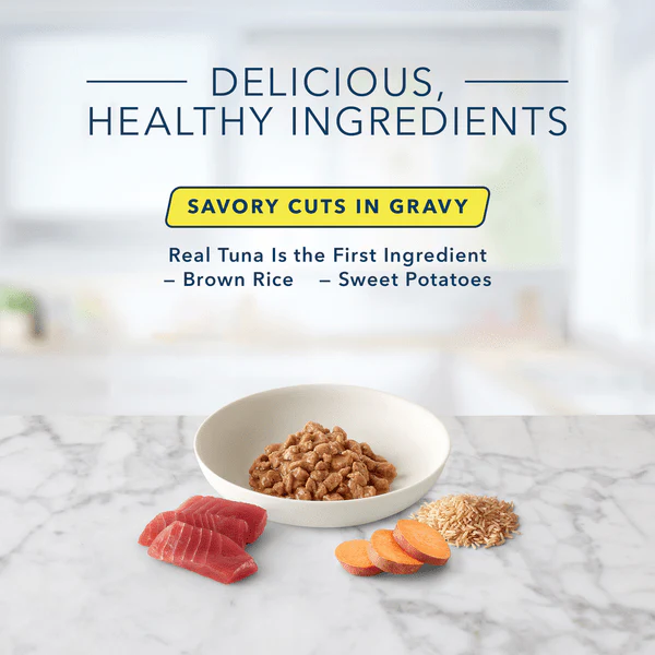 BLUE Tastefuls Savory Singles Tuna in Gravy Wet Cat Food - Image 3