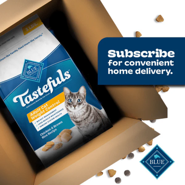 BLUE Tastefuls Weight Control Chicken & Brown Rice Recipe Dry Cat Food - Image 8
