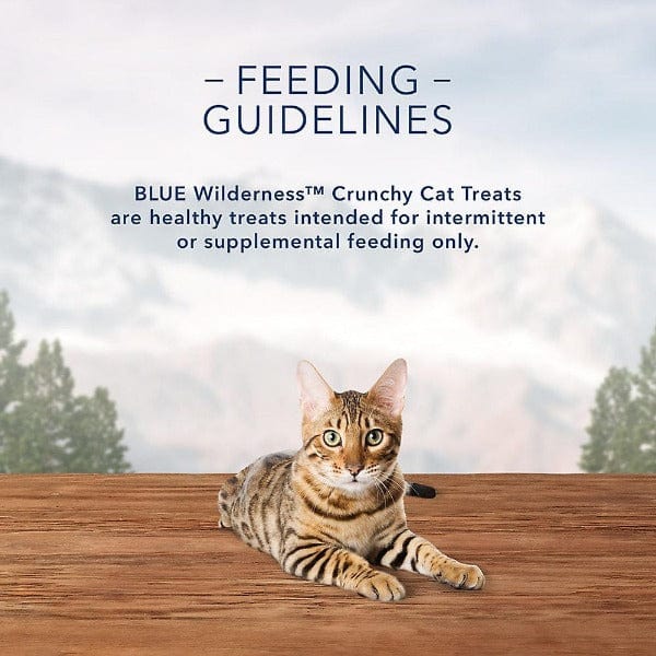 BLUE Wilderness Grain Free Crunchy Cat Treats; Tasty Chicken Flavor - Image 4