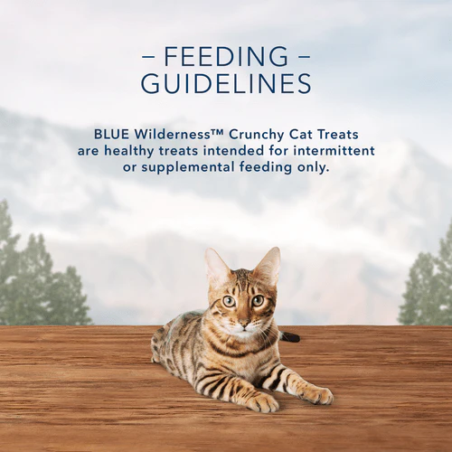 BLUE Wilderness Grain Free Crunchy Cat Treats; Tasty Trout Flavor - Image 4