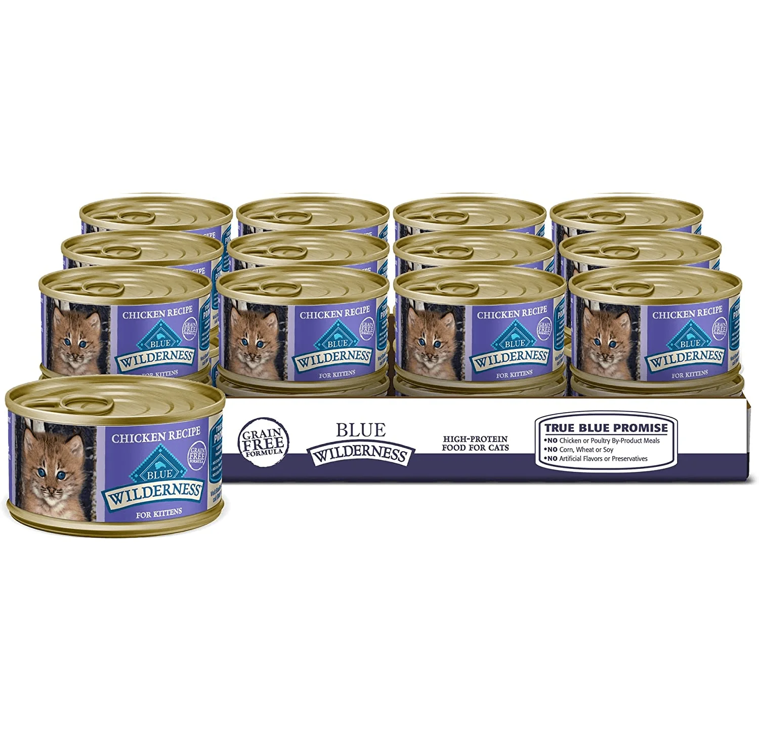 BLUE Wilderness Grain Free Chicken Recipe Canned Kitten Food - Image 6