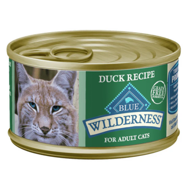 BLUE Wilderness Grain Free Duck Recipe Canned Cat Food - Image 6