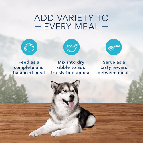 BLUE Wilderness Grain Free Salmon & Chicken Grill Canned Dog Food - Image 3