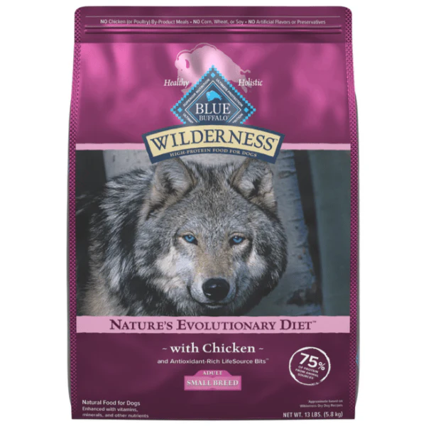 BLUE Wilderness Small Breed Chicken Recipe with Grains Dry Dog Food - Image 6