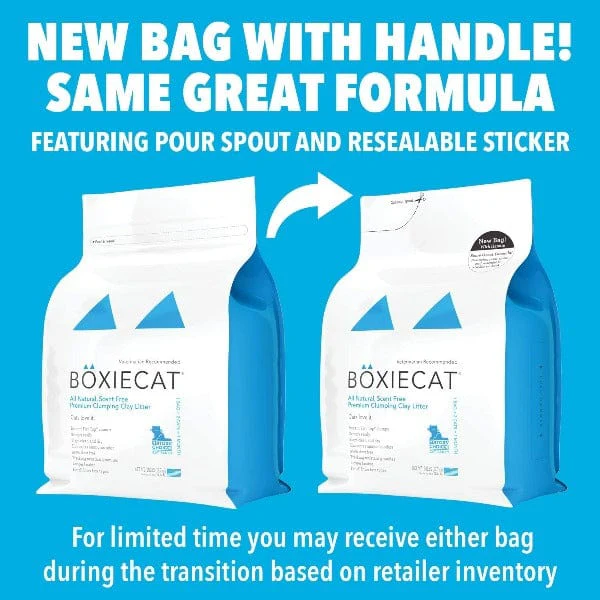 Boxiecat Scent-Free Premium Clumping Clay Cat Litter, 28lb - Image 3