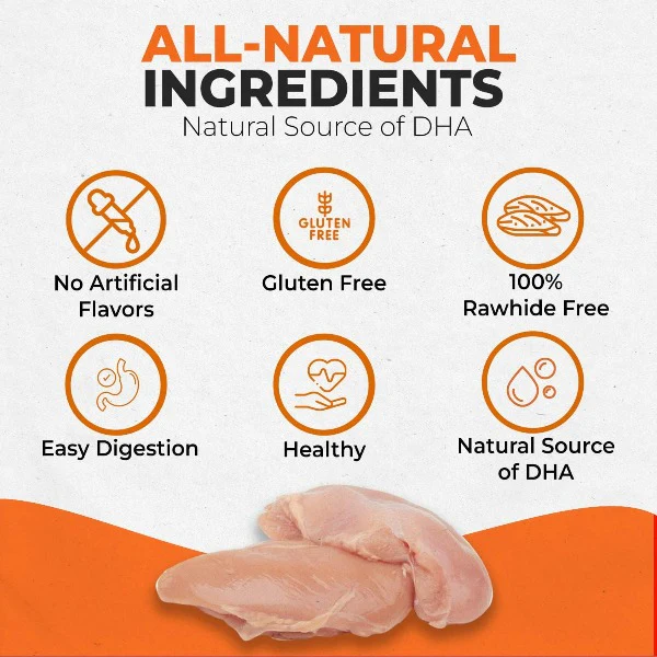 Canine Naturals Hide Free Chicken Rolls Puppy Chew - Image 4