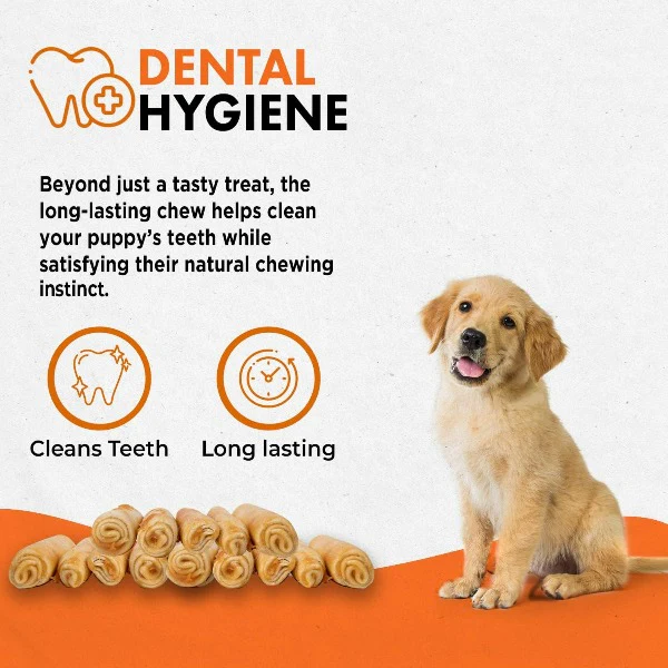 Canine Naturals Hide Free Chicken Rolls Puppy Chew - Image 6