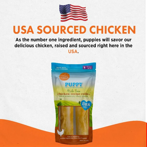 Canine Naturals Hide Free Chicken Rolls Puppy Chew - Image 8
